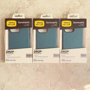 (3) Otterbox Symmetry Series MagSafe Apple iPhone 16 Pro Max, Green